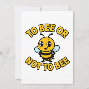 Invitación Ser o no ser abeja