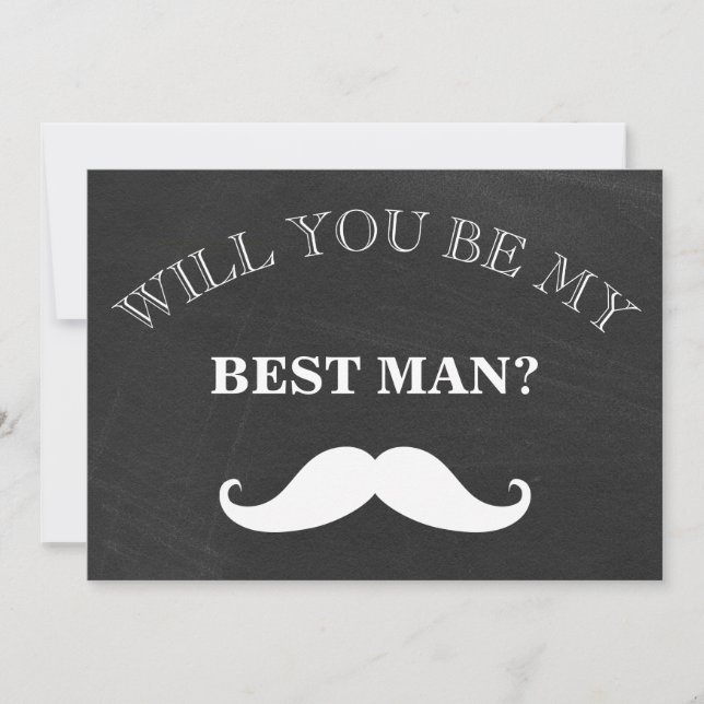 Invitación ¿Será Mi Mejor Hombre? (Anverso)
