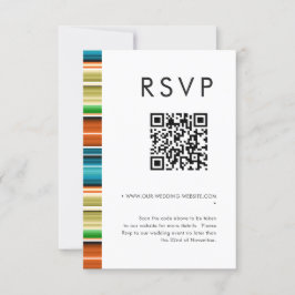 Invitación Serape Autumpes Boda código QR RSVP