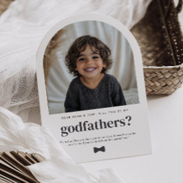 Invitación ¿Serás el Padrino de mi Hijo Propuesta de Foto de 