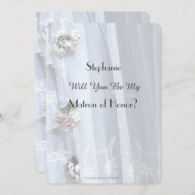 Invitación ¿Serás mi atrón de señuelo de honor? (Anverso / Reverso)