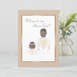 Invitación ¿Serás Mi Boda De Flores?