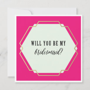 INVITACIÓN ¿SERÁS MI BRIDESMAID?
