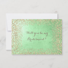 Invitación ¿Serás Mi Caminata De Oro De La Casa De Novias?