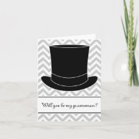 ¿Serás mi carta de mañana? | Chevron y tophat