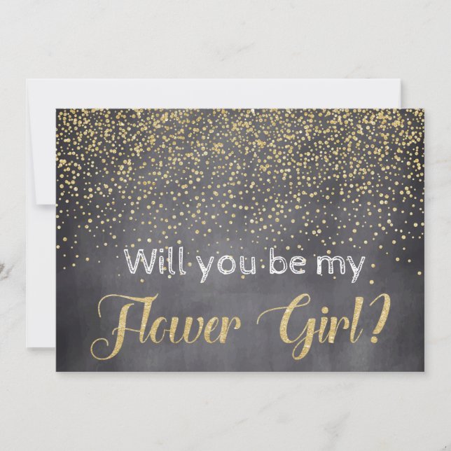 Invitación ¿Serás mi chica de Flor? (Anverso)