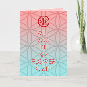 Invitación ¿serás mi chica de flores sagrada?