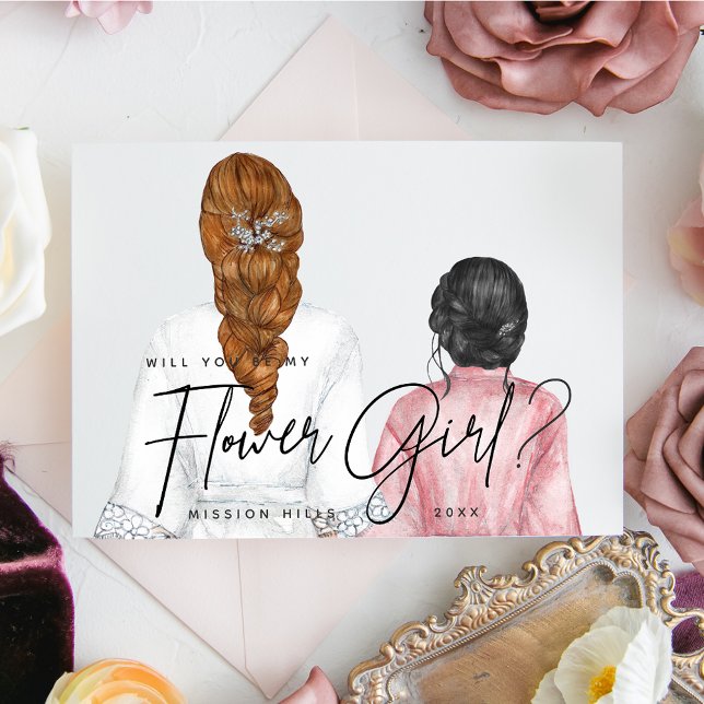 Invitación ¿Serás mi chica flor? Chicas en Robes Invitat (Subido por el creador)