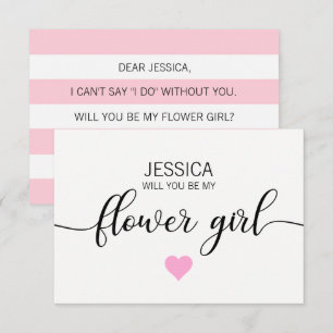 Invitación ¿Serás mi chica FLOWER?
