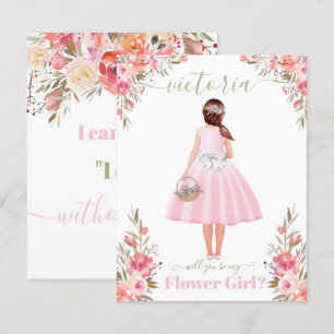 Invitación ¿Serás mi dama de flores?