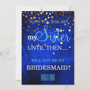 Invitación ¿Serás mi dama de honor?