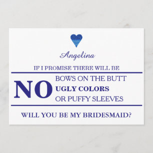 Invitación ¿Serás mi dama de honor?