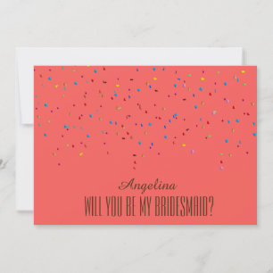 Invitación ¿Serás mi dama de honor?