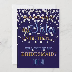 Invitación ¿Serás mi dama de honor?