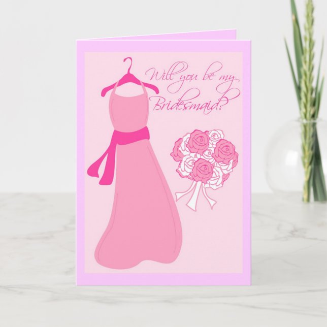 Invitación ¿Serás mi dama de honor? (Anverso)