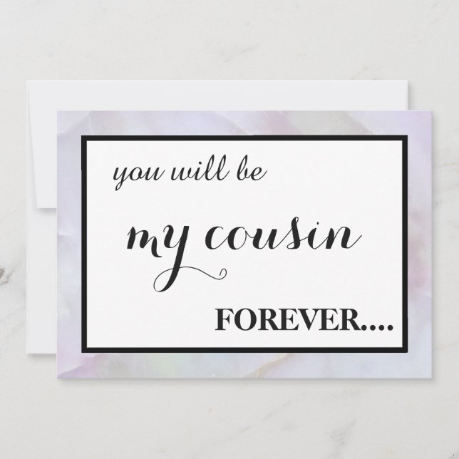 Invitación ¿Serás mi dama de honor? (Anverso)