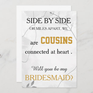 Invitación ¿Serás mi dama de honor?