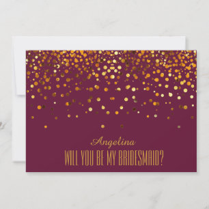 Invitación ¿Serás mi dama de honor?