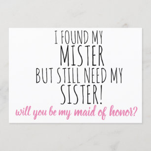 Invitación ¿serás mi dama de honor? propuesta de boda