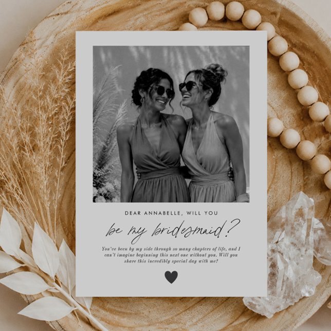 Invitación ¿Serás mi Dama de Honor Propuesta Manuscrita (Zazzle Will You Be My Bridesmaid Handwritten Proposal Invitation)