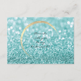 Invitación ¿Serás mi dama de honor Tiffany Purpurina VIP