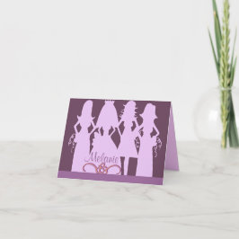 Invitación Serás mi dama de honor tres