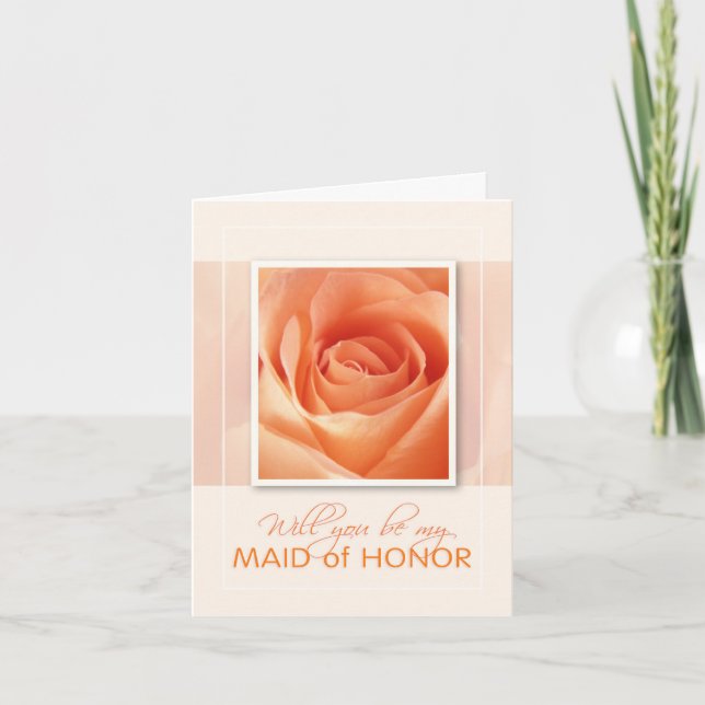 Invitación Serás mi empleada de honor (Anverso)