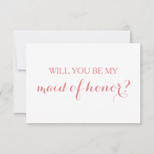 Invitación ¿Serás mi empleada de honor?