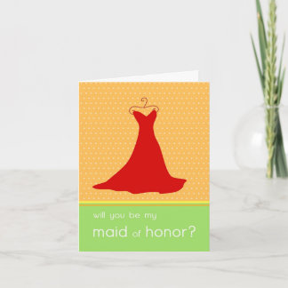 Invitación ¿Serás mi empleada de honor?