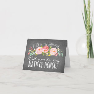 Invitación Serás mi empleada de honor   Bridesmaid