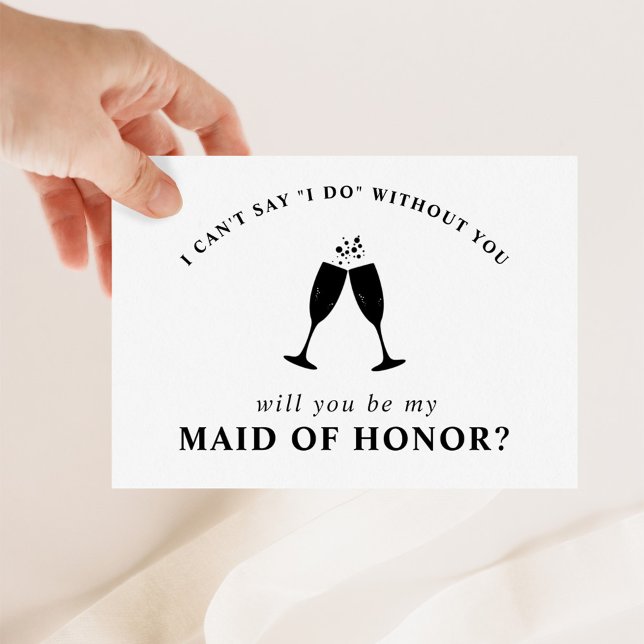 Invitación ¿Serás mi empleada de honor? Brunch & Bubbly (Subido por el creador)