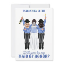 ¿Serás mi empleada de honor? Chicas de Denim