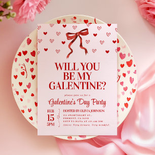 Invitación ¿Serás Mi Galentina? Fiesta del Día de Galentine