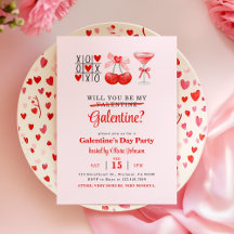 ¿Serás Mi Galentina? Fiesta del Día de Galentine