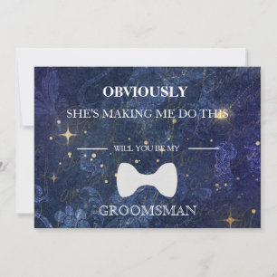 Invitación ¿Serás Mi Groomsman?