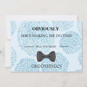 Invitación ¿Serás Mi Groomsman?