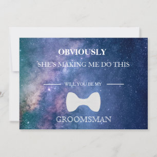 Invitación ¿Serás Mi Groomsman?