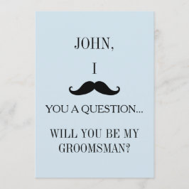 Invitación ¿Serás mi Groomsman?