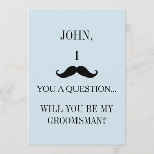 Invitación ¿Serás mi Groomsman?