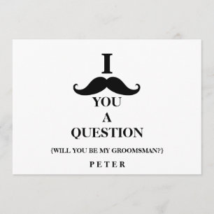 Invitación ¿Serás mi Groomsman?