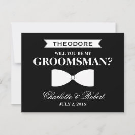 Invitación ¿Serás mi Groomsman? | Amigo del novio