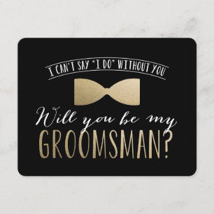 Invitación ¿Serás mi Groomsman?   Groomsmen