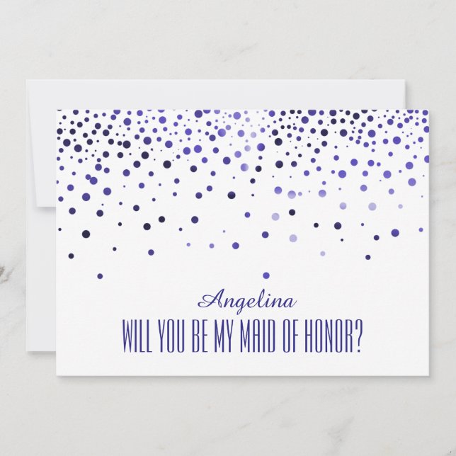 Invitación ¿Serás mi HONOR? (Anverso)