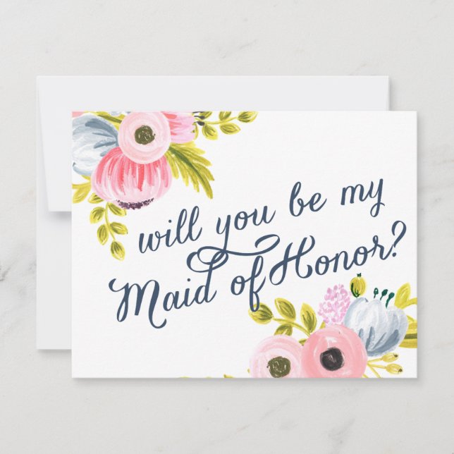INVITACIÓN ¿SERÁS MI HONOR? (Anverso)