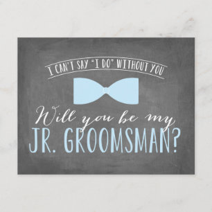 Invitación ¿Serás mi Junior Groomsman?   Groomsmen
