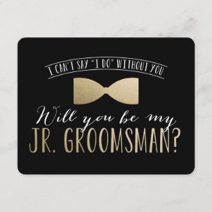 Invitación ¿Serás mi Juvenil Groomsman?   Groomsmen