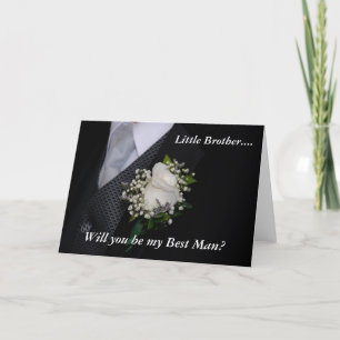 Invitación Serás Mi Mejor Hermano Pequeño