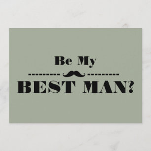 Invitación Serás Mi Mejor Hombre