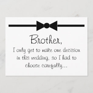 Invitación ¿Serás mi mejor hombre?