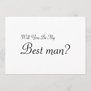 Invitación Serás mi mejor hombre